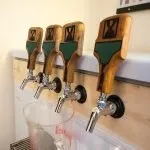 kegerator vs keezer : taps