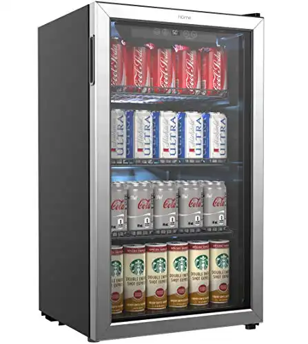 hOmeLabs Beverage Refrigerator and Cooler