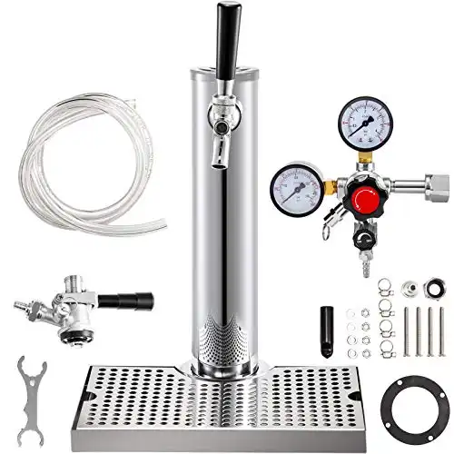 VEVOR Kegerator Tower Kit, Single Tap Beer Conversion Kit