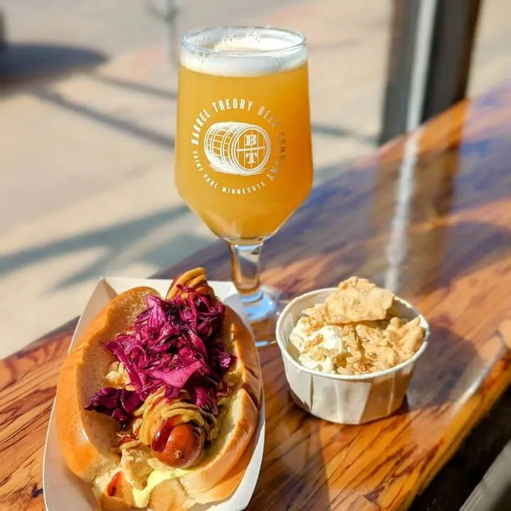 st paul breweries with food